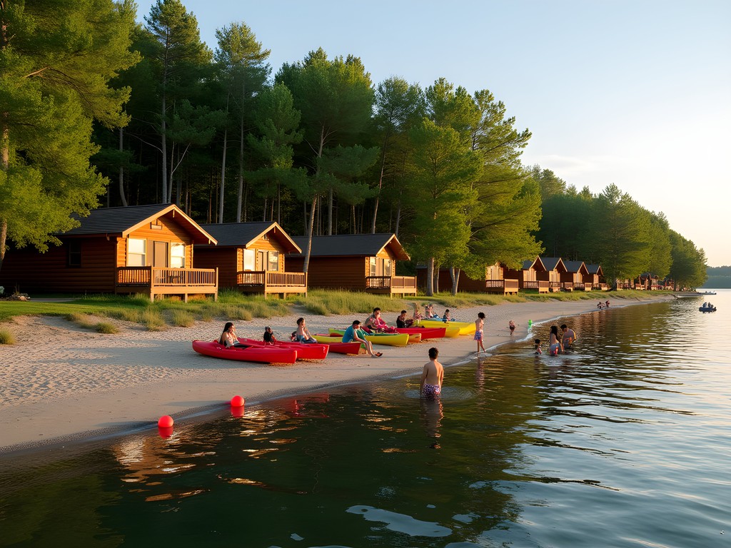 Family-friendly resort on the shores of Lake Kampeska in Watertown, South Dakota