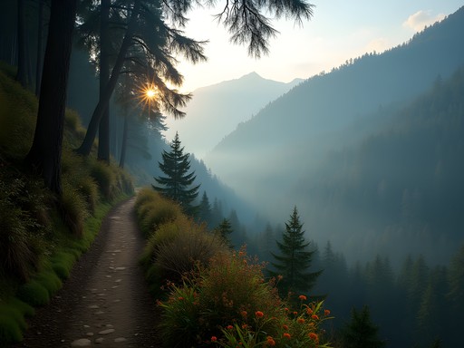 Early morning wildlife viewing in Bumthang Valley forest edge