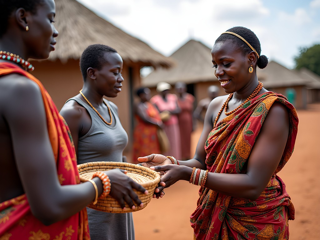 Author participating in cultural experience with local Taita community near Tsavo