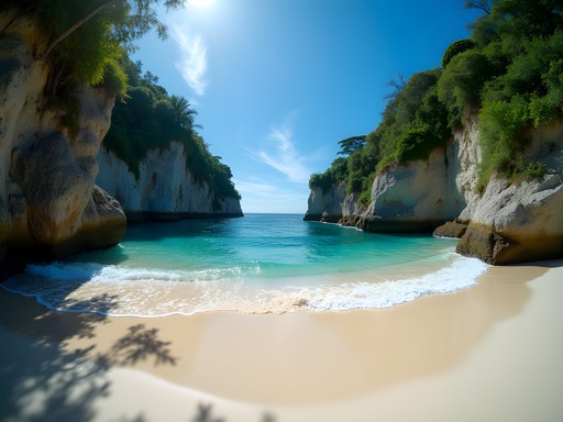 Secluded Joatinga Beach surrounded by cliffs in Rio de Janeiro