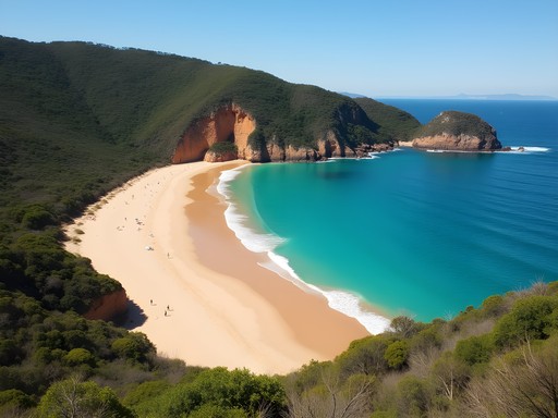 Pristine Congwong Beach in Kamay Botany Bay National Park