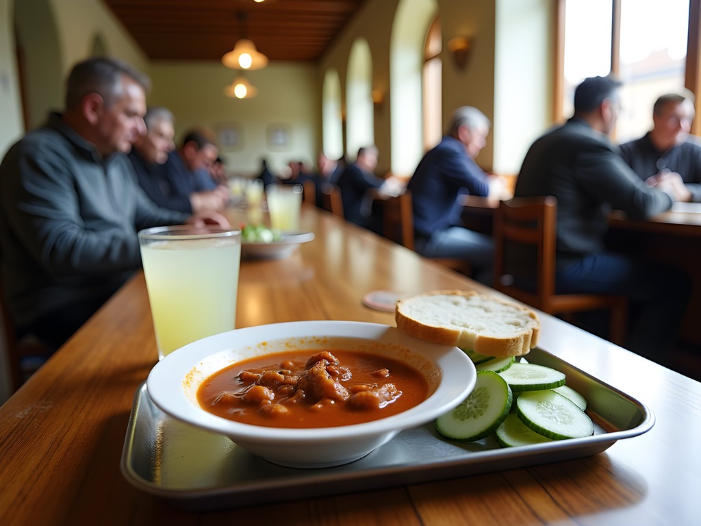 Authentic Hungarian lunch at a local étkezde canteen in Budapest