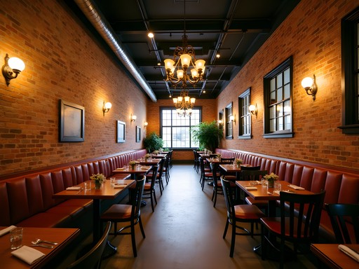 Red Bone Alley Restaurant's unique Charleston-inspired interior design in Florence, SC