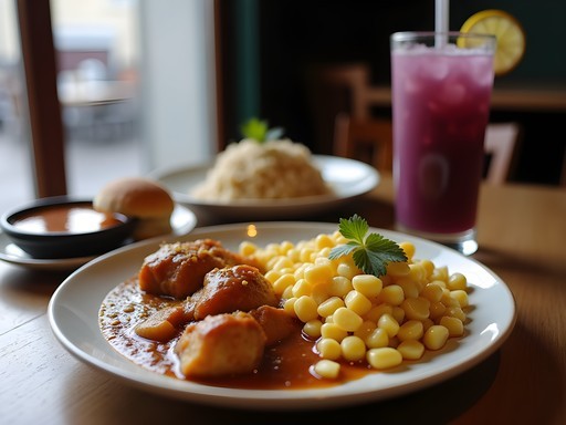 Authentic menú del día lunch at a local Lima restaurant