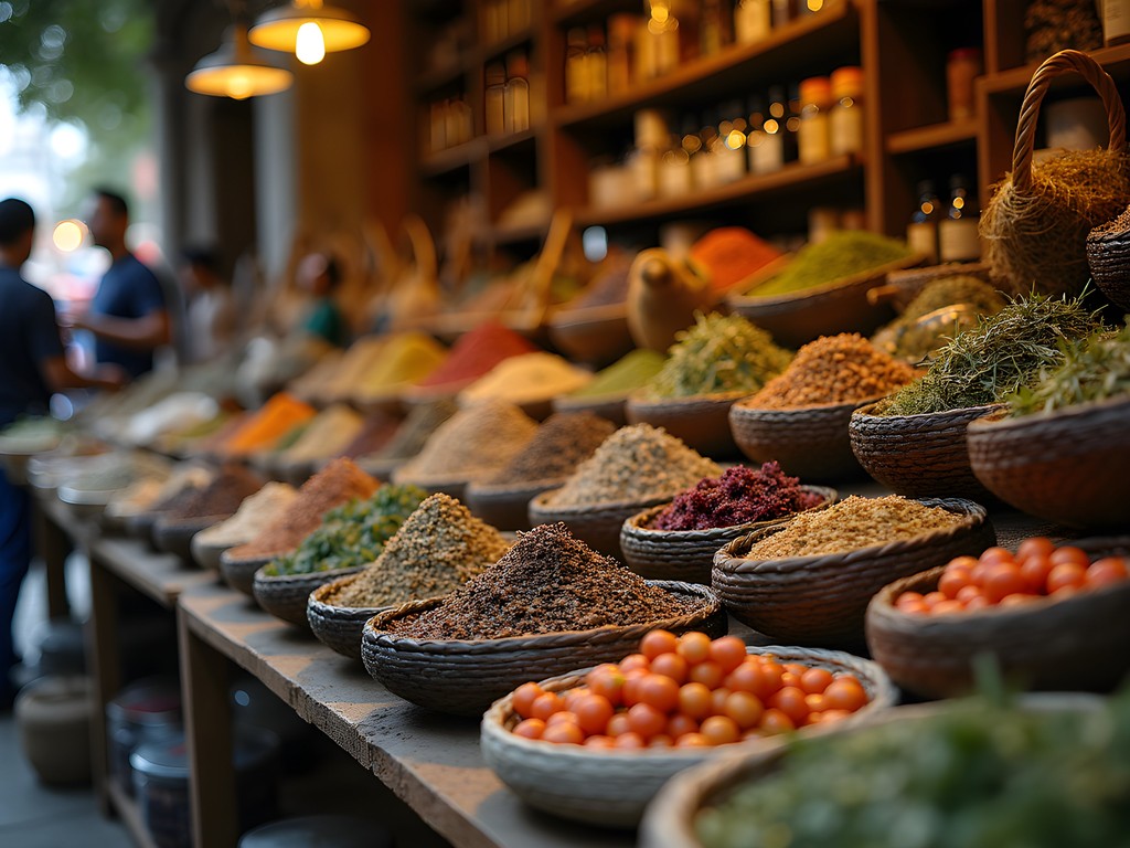 Traditional medicine herbs and remedies at Lima's Mercado de Brujas