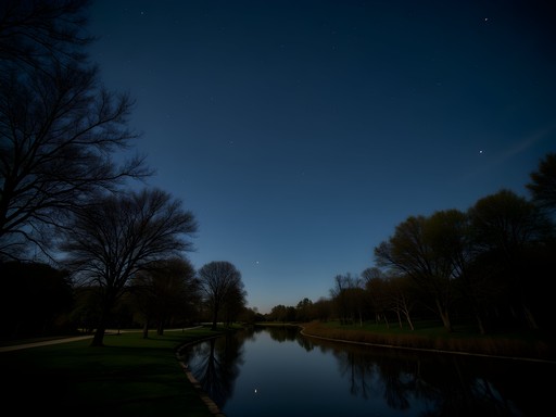 Stargazing opportunity at River Legacy Park in Arlington with visible constellations