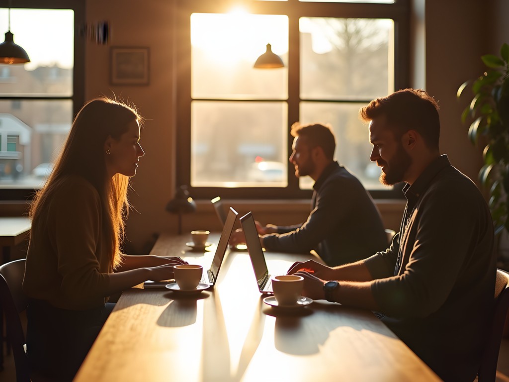Professional working at Ceremony Coffee Roasters in Baltimore