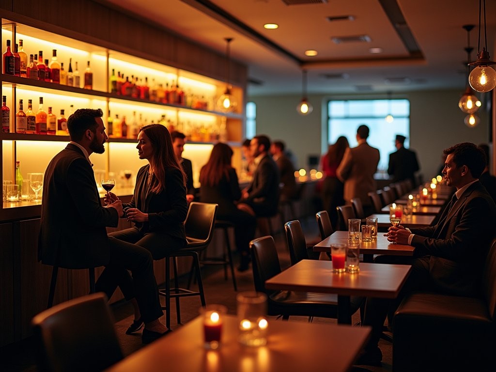 Upscale cocktail lounge in Las Vegas perfect for business networking