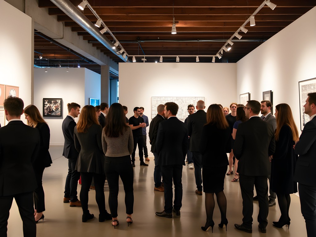 Professional networking event at Hauser & Wirth gallery in Los Angeles Arts District