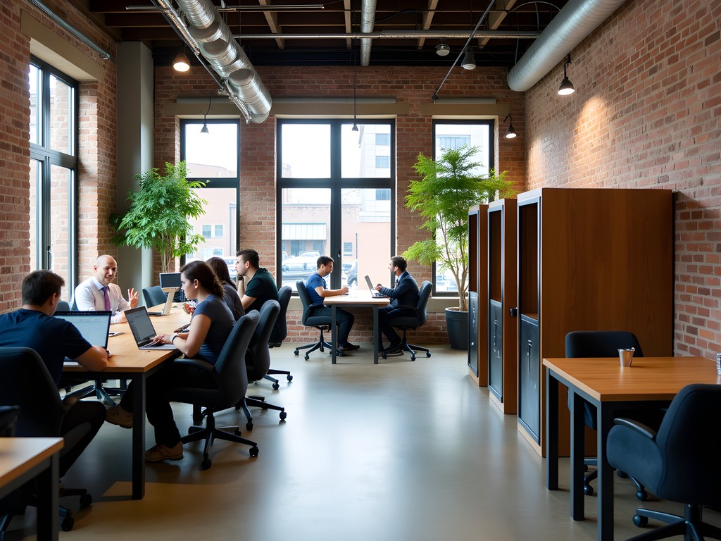 Sustainable coworking space in Morgantown with business professionals