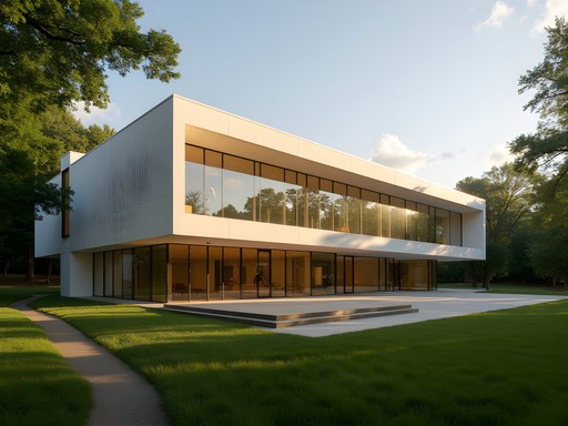 North Carolina Museum of Art modern wing and sculpture garden