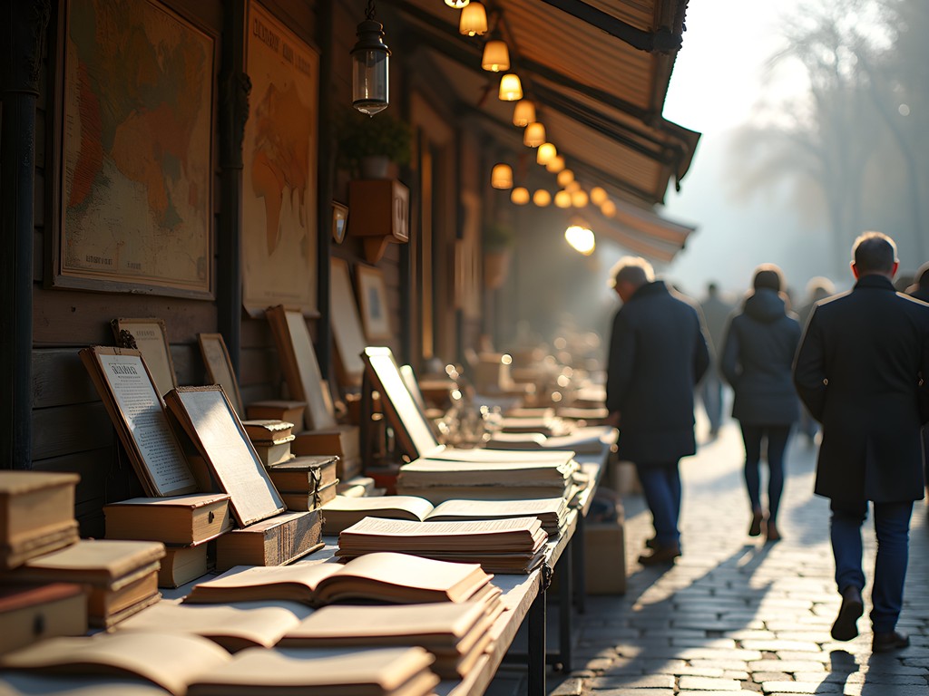 Vienna's Naschmarkt flea market with antique and vintage items