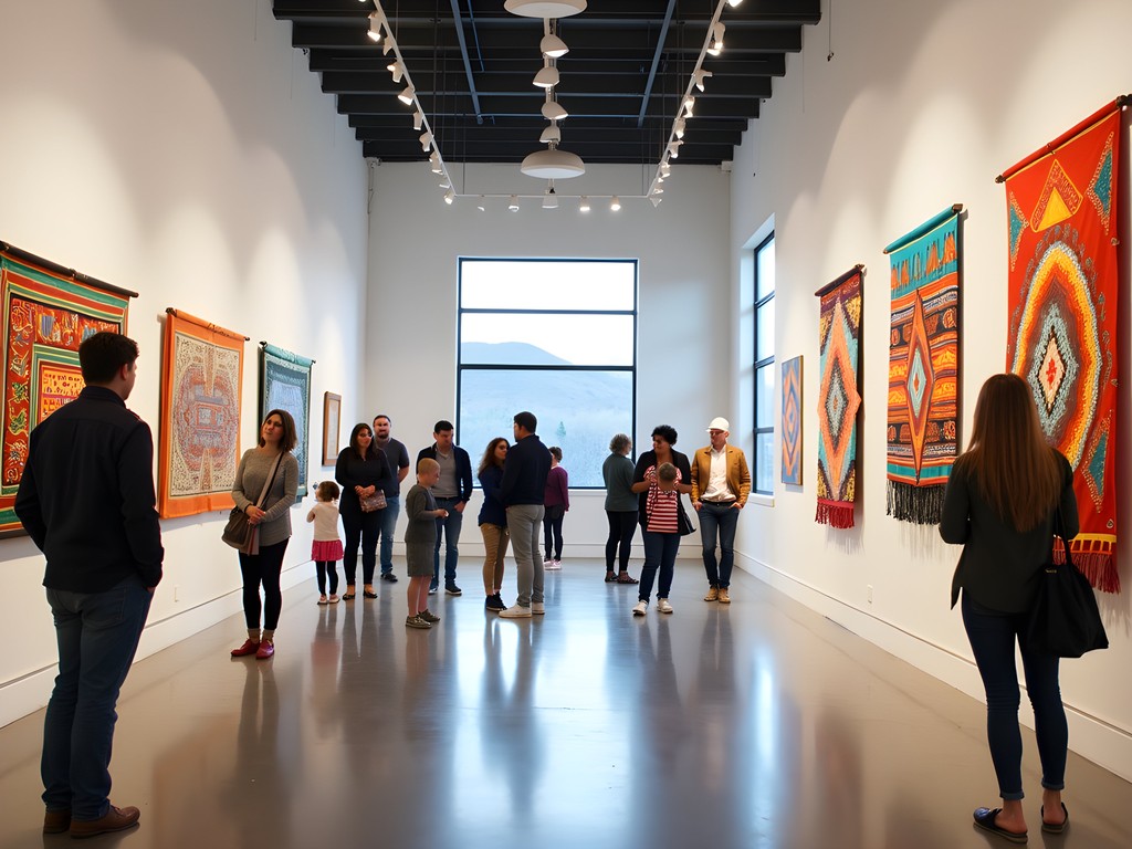 Colorful art exhibit at Utah Cultural Celebration Center featuring Indigenous artists