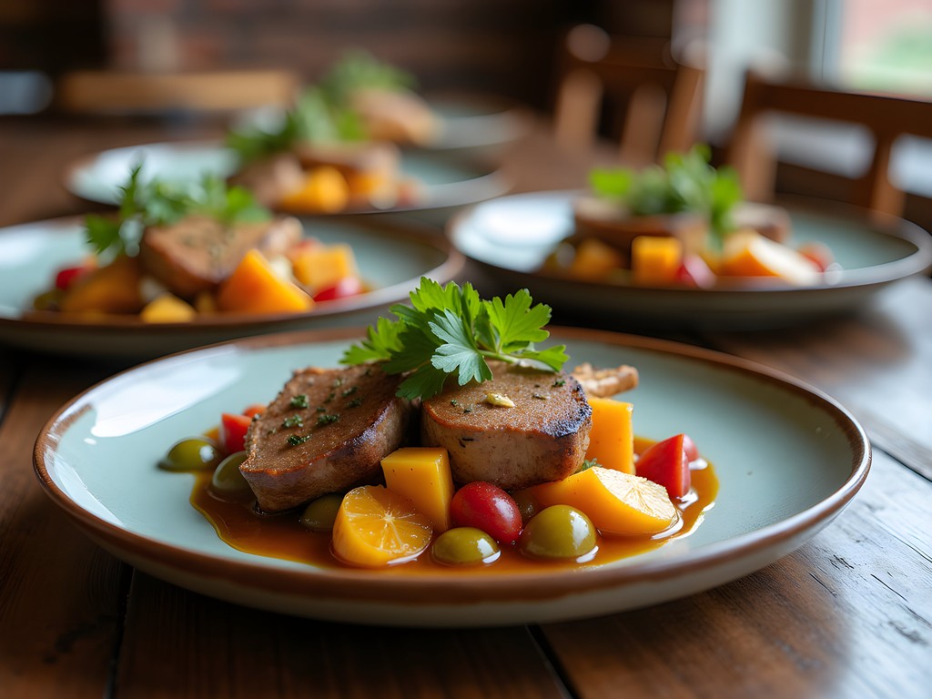 Farm-to-table dining experience showcasing Michigan fall harvest