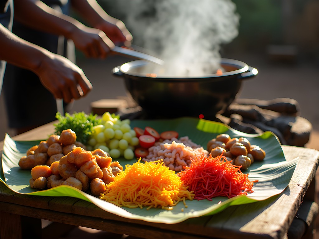 Local Rwandan cooking experience with fresh market ingredients in Butare