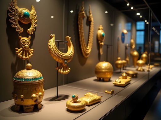 Gold artifacts from Lord of Sipán tomb displayed in museum