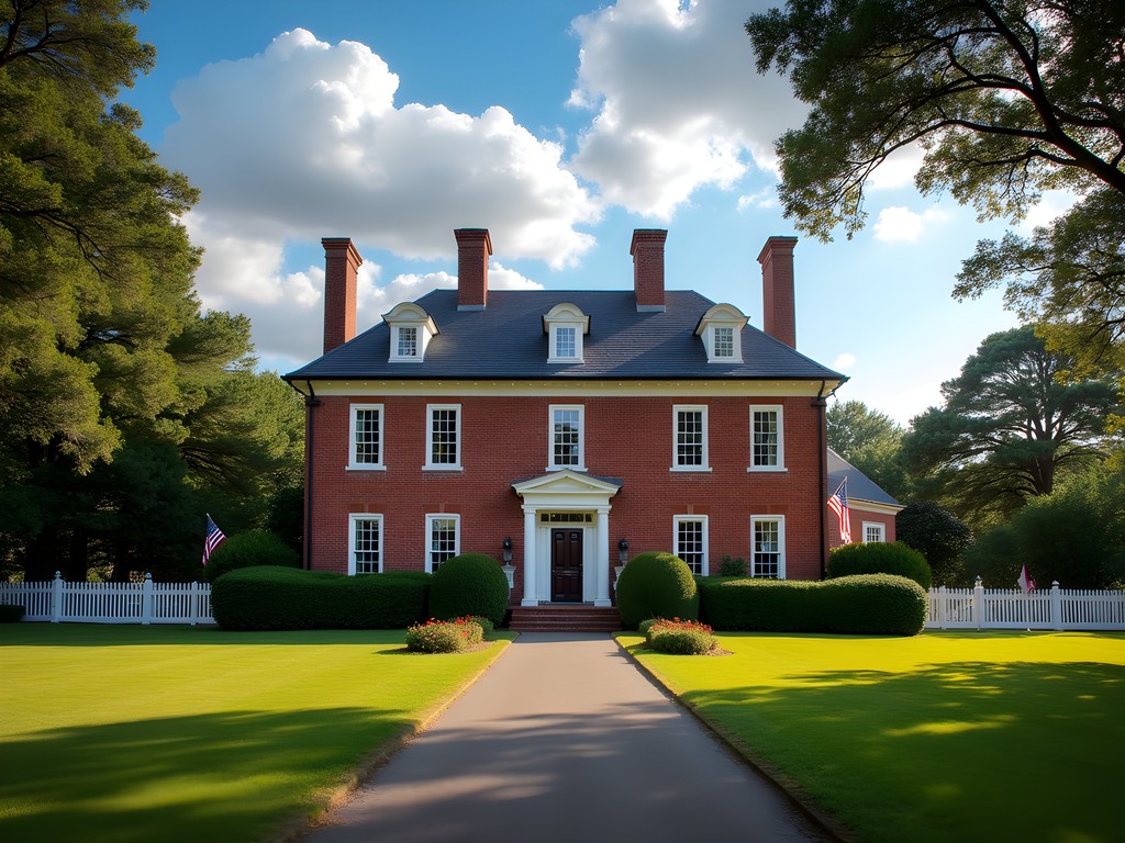 Historic Woodburn mansion, the Governor's residence in Dover, Delaware