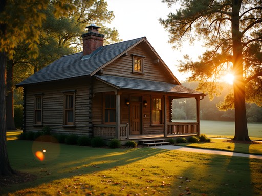 W.C. Handy Birthplace Museum cabin in Florence, Alabama