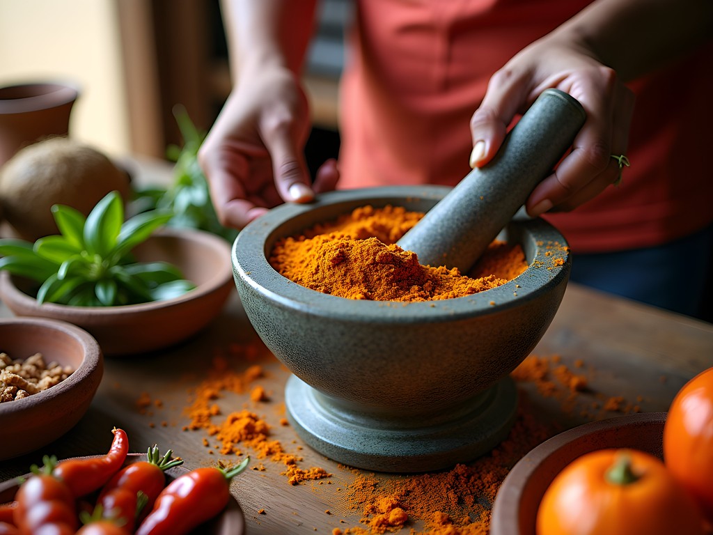 Hands-on Swahili cooking class with traditional spices and seafood ingredients in Lamu, Kenya