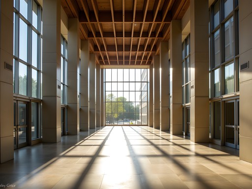 Architectural lines and patterns at Minnesota History Center