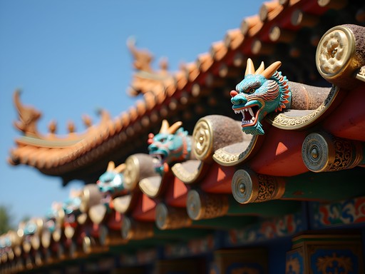 Intricate ceramic and wood carvings at Bao'an Temple showing traditional Taiwanese craftsmanship