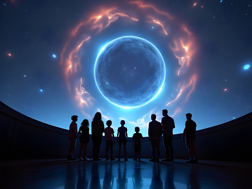 Immersive star projection at Goddard Planetarium in Roswell