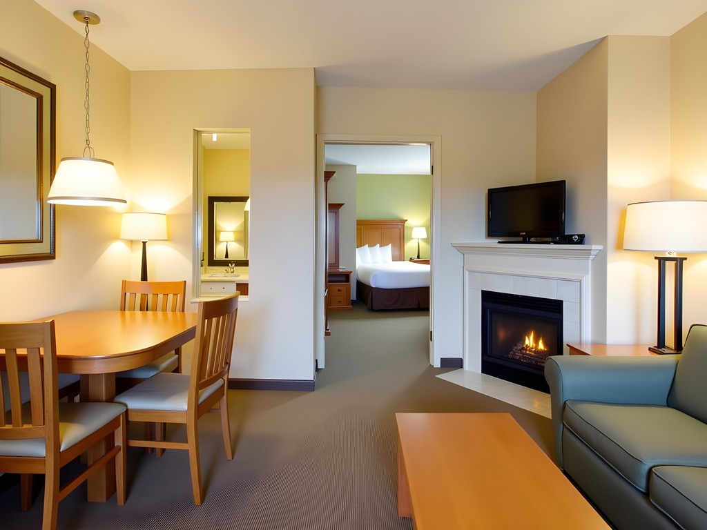 Family-friendly hotel suite with kitchen in West Valley City