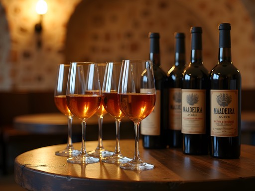 Vintage Madeira wine tasting at D'Oliveiras historic cellar in Funchal