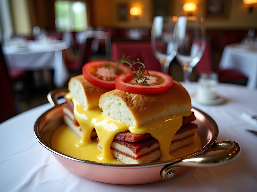 Original Hot Brown sandwich at the historic Brown Hotel in Louisville