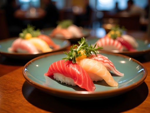 Authentic Japanese sushi platter at local Myrtle Beach restaurant