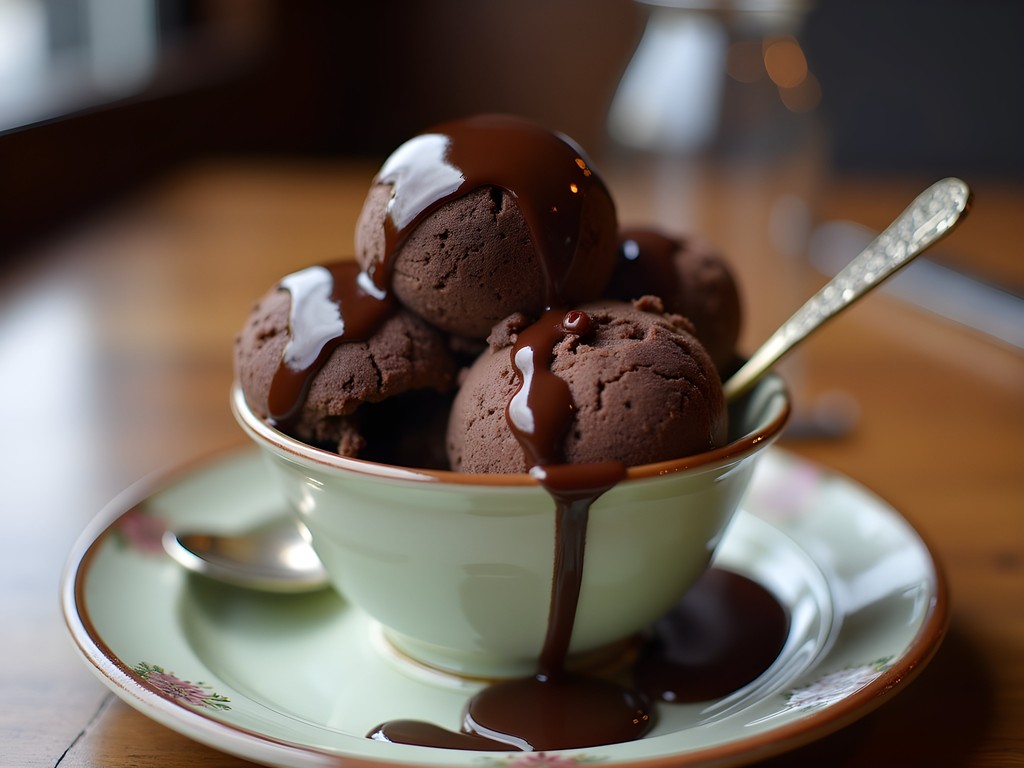 Bourbon ball ice cream dessert in Richmond Kentucky area