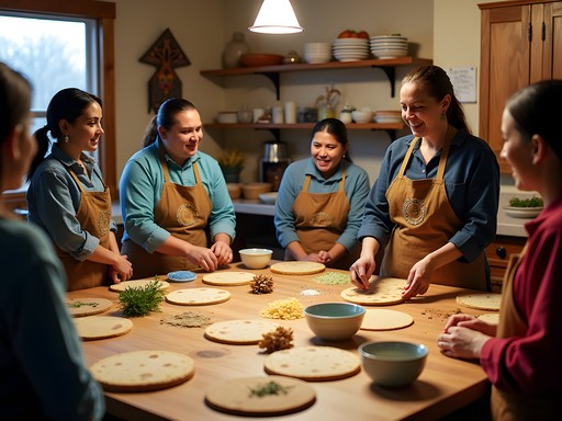 Hands-on Native American cooking class at Wind River Cultural Center in Riverton