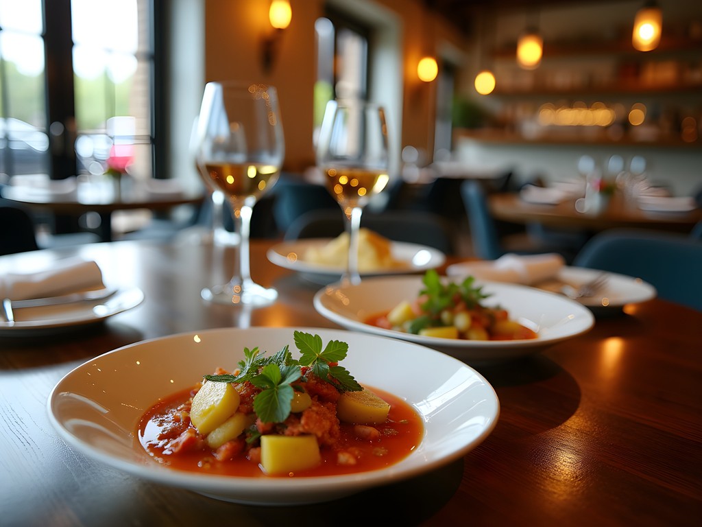 Elegant farm-to-table dining experience in Sacramento restaurant