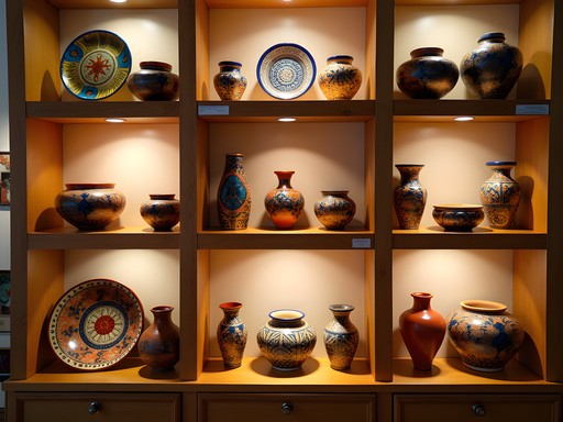 Traditional and contemporary Mexican ceramics displayed in San Antonio art gallery