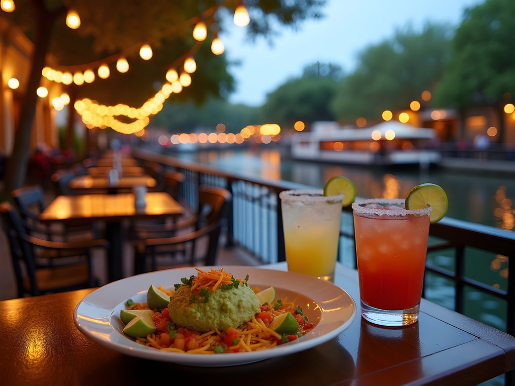 Riverside dining at Boudro's Texas Bistro on San Antonio River Walk