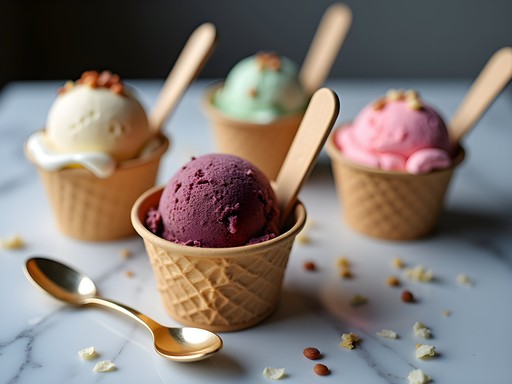 Artisanal ice cream varieties from San Francisco's innovative creameries