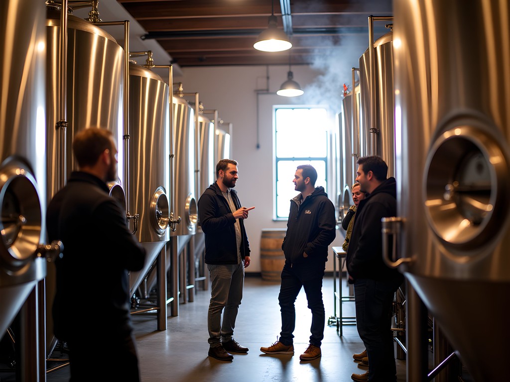 Behind-the-scenes brewery tour at Fiddlehead Brewing Company in South Burlington