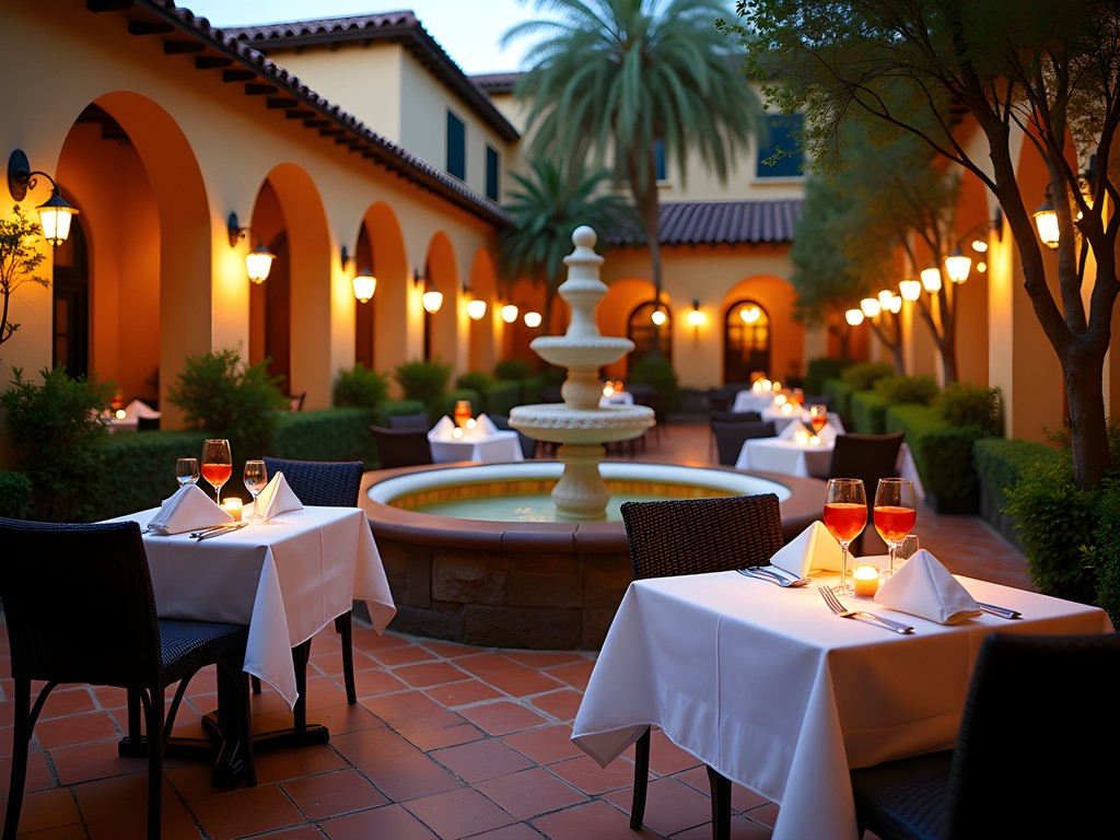Romantic courtyard dining at Columbia Restaurant in St. Augustine's Historic Quarter