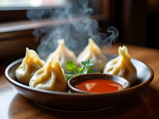 Authentic Nepalese momos from Namaste Kathmandu in West Jordan