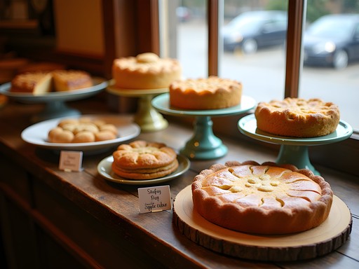 Traditional Appalachian desserts including shoofly pie and apple stack cake