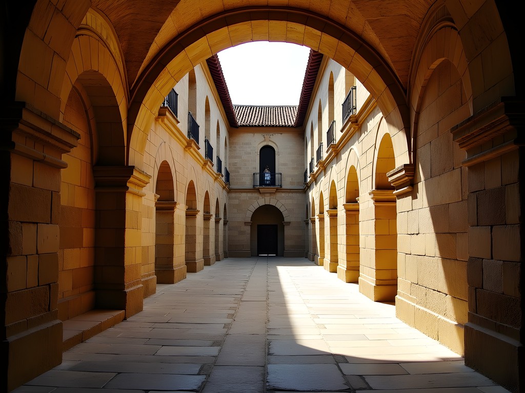Circular anti-seismic structure at Capuchinas Convent in Antigua