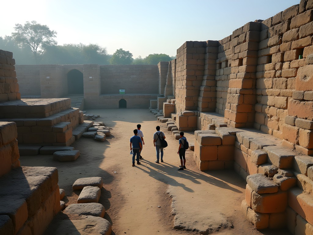 Historical research at Bangalore Fort with ancient military architecture