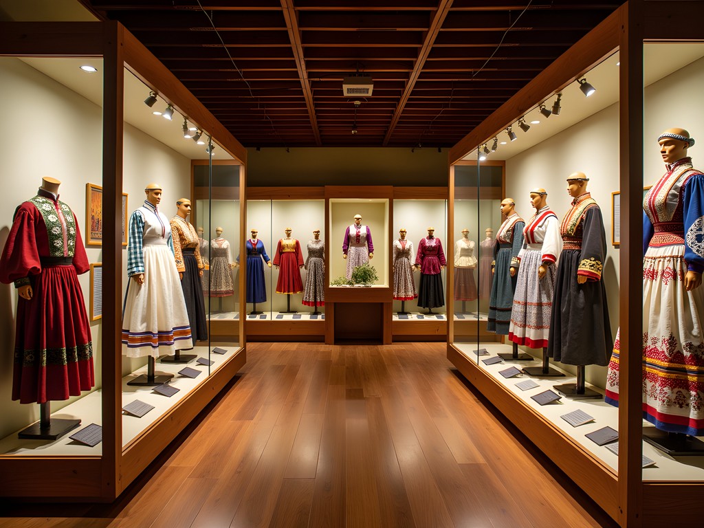 Colorful folk art exhibits at the National Czech & Slovak Museum in Cedar Rapids