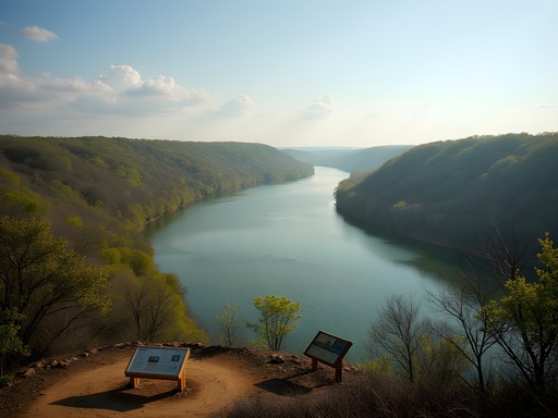 Trail of Tears Overlook along the Arkansas River in Fort Smith