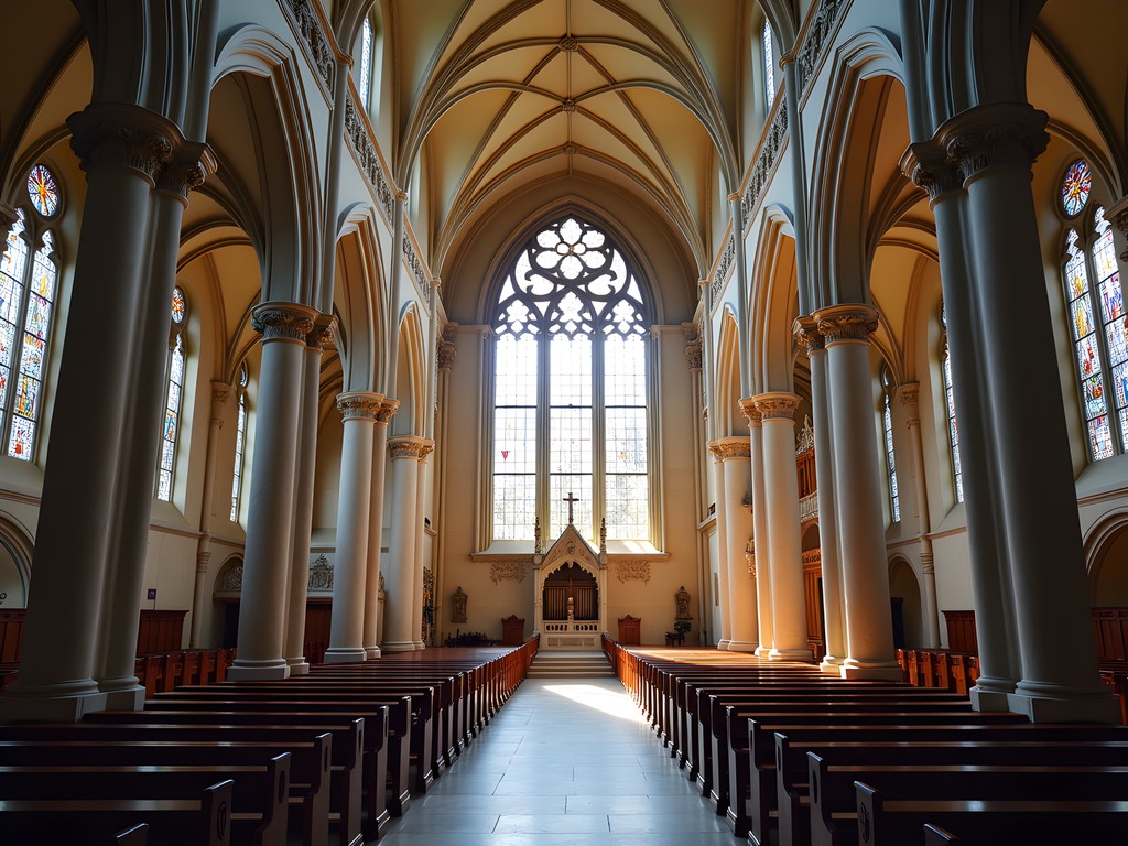 Intricate stone rood screen at Saint-Étienne-du-Mont church in Paris