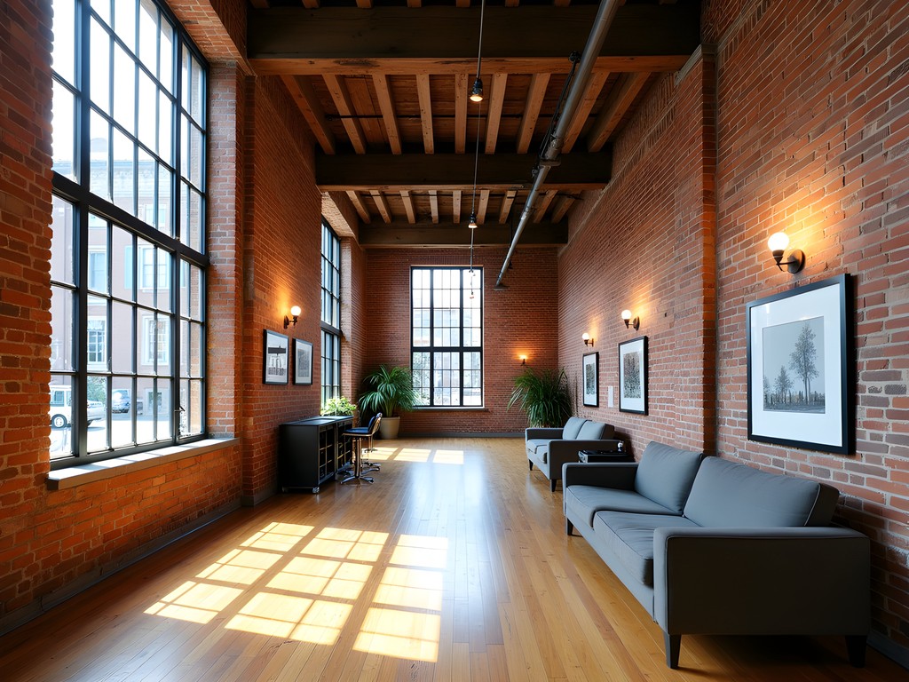 Interior of Hope Artiste Village showing converted industrial space with modern businesses