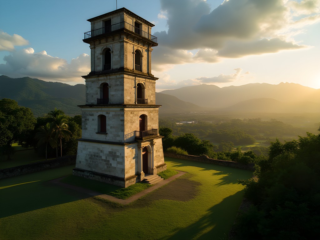 The Manaca Iznaga tower in Valle de los Ingenios near Trinidad, Cuba