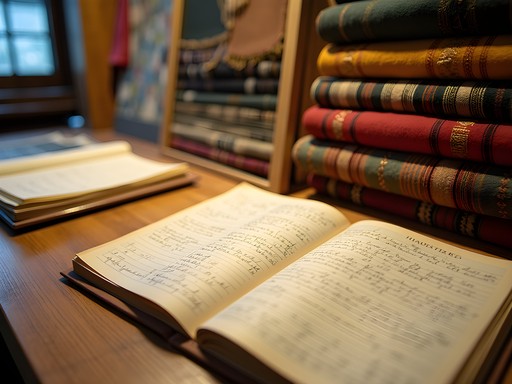 Historical textile samples and pattern books from Woonsocket's industrial heyday
