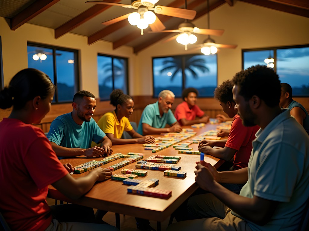 Local dominoes tournament in Charlestown community center