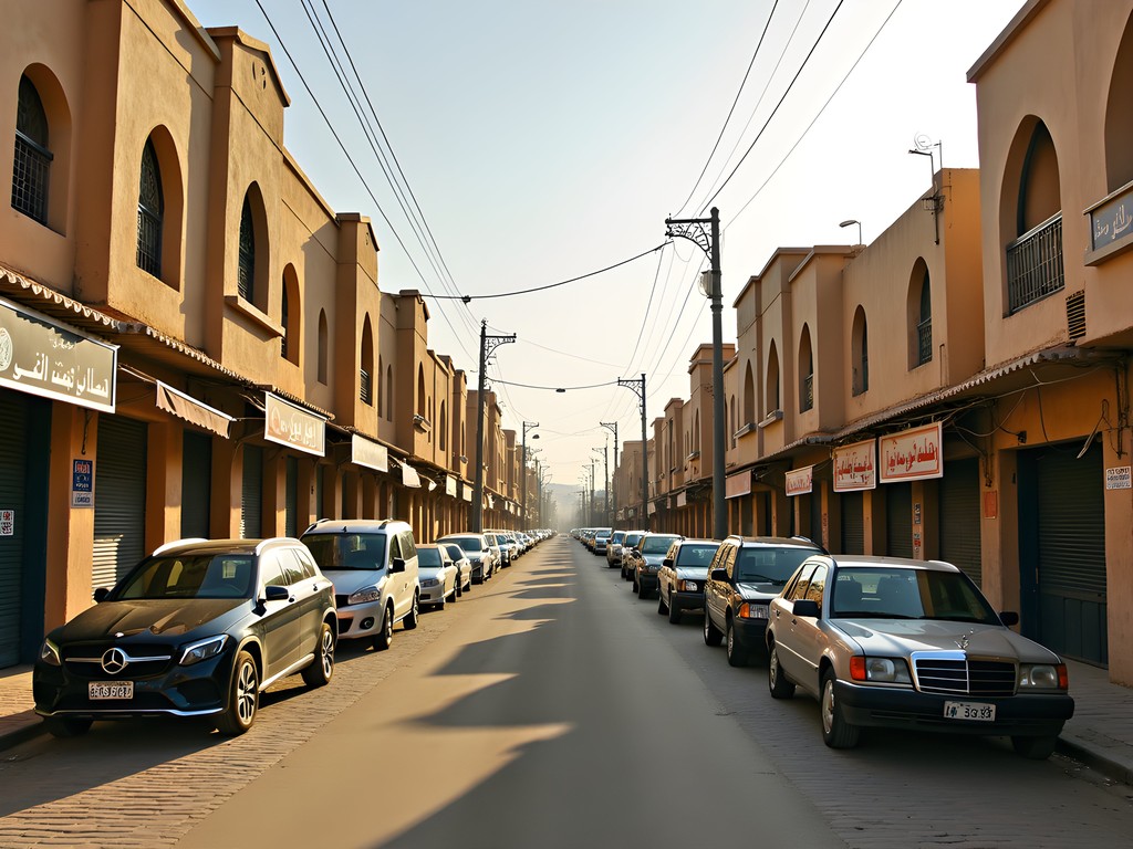 Residential street in Medina neighborhood away from tourist areas